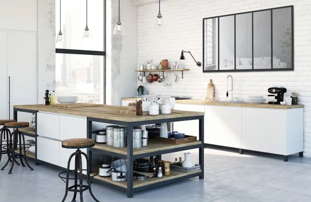 تزیین اپن آشپزخانه