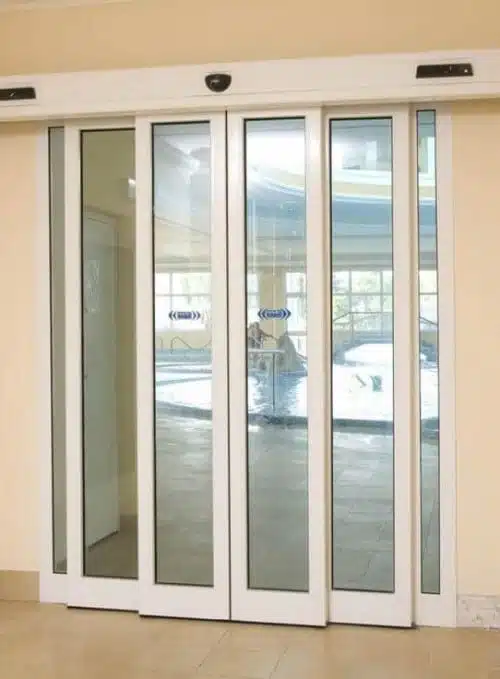 درب شیشه ای اتوماتیک تلسکوپی