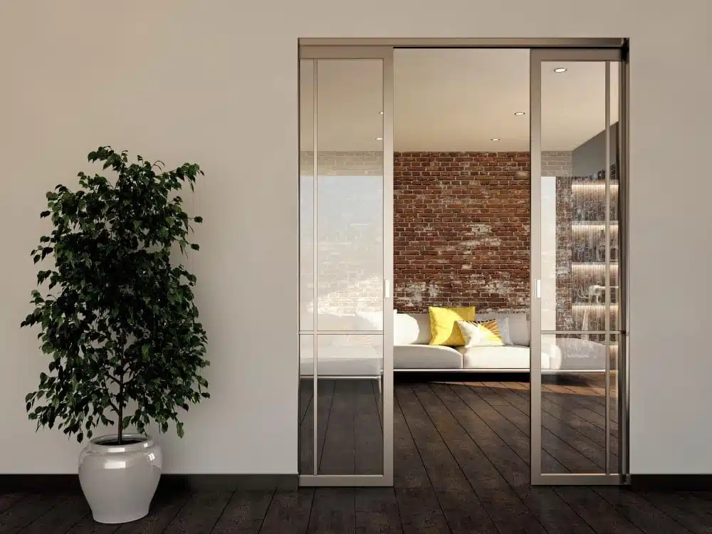 درب شیشه ای کشویی