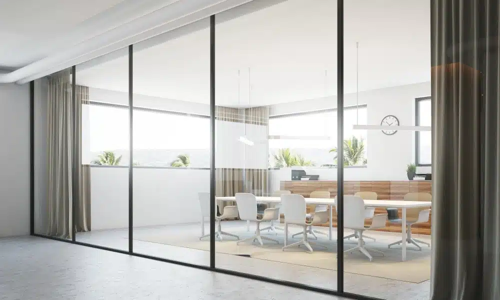 پارتیشن شیشه ای اداری