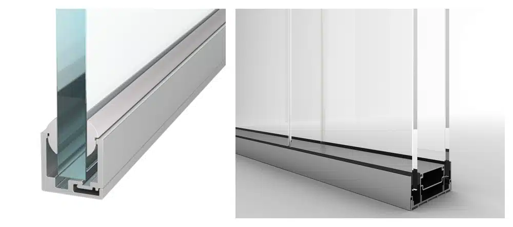 پروفیل پارتیشن شیشه ای