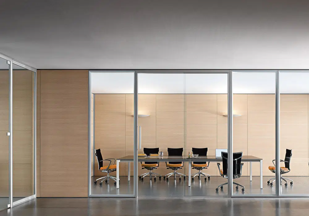 ترکیب پارتیشن شیشه ای با چوب