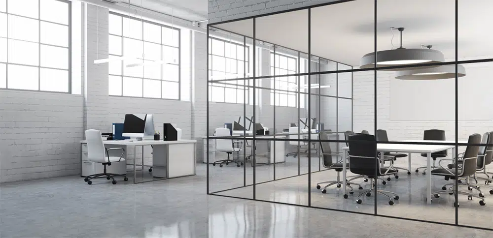 درب و پارتیشن شیشه ای