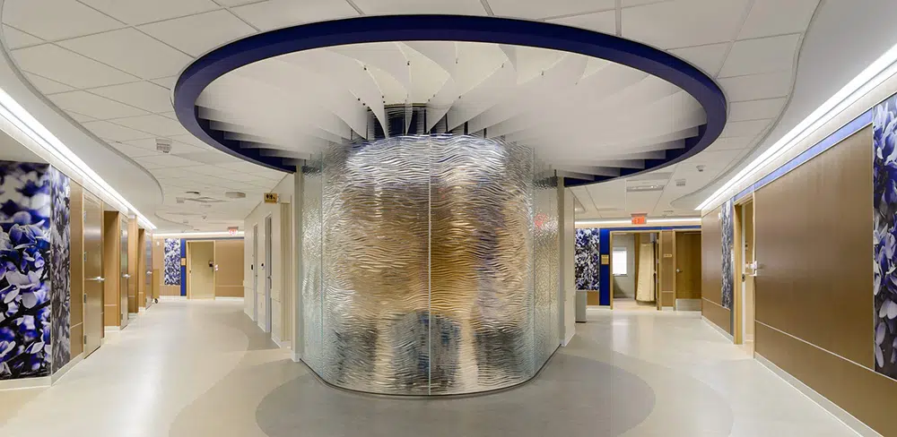 پارتیشن شیشه ای طرح دار