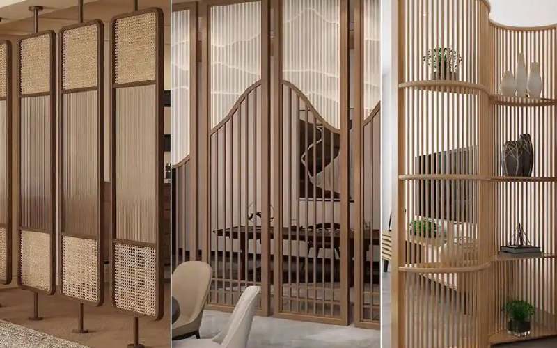 انواع پارتیشن چوبی؛ جداسازی اتاق با پارتیشن