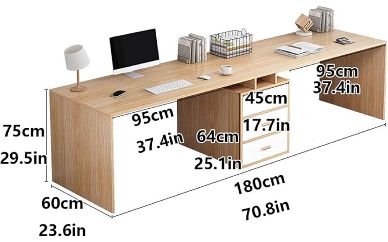 ارتفاع استاندارد میز اداری