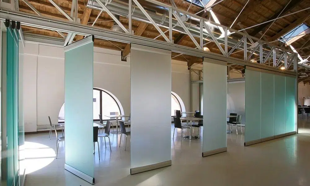 پارتیشن شیشه ای متحرک